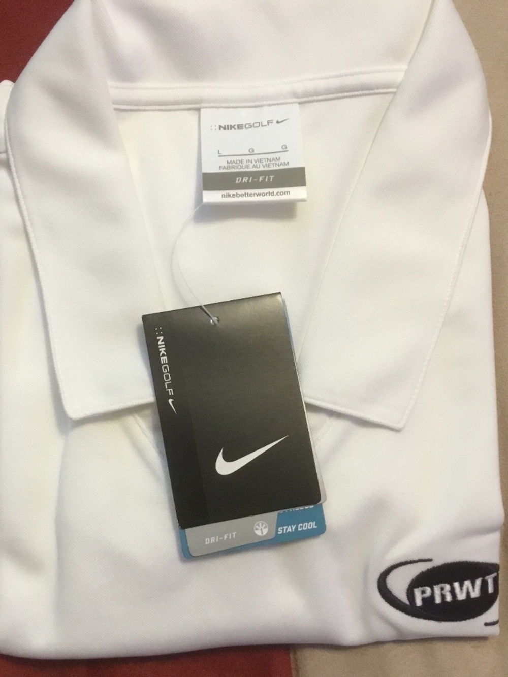 Nike Women’s Golf Polo Shirt (Large) with Logo PRWT Services,INC.